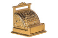 Dolls House Miniatur Ladenkasse Metall gold
