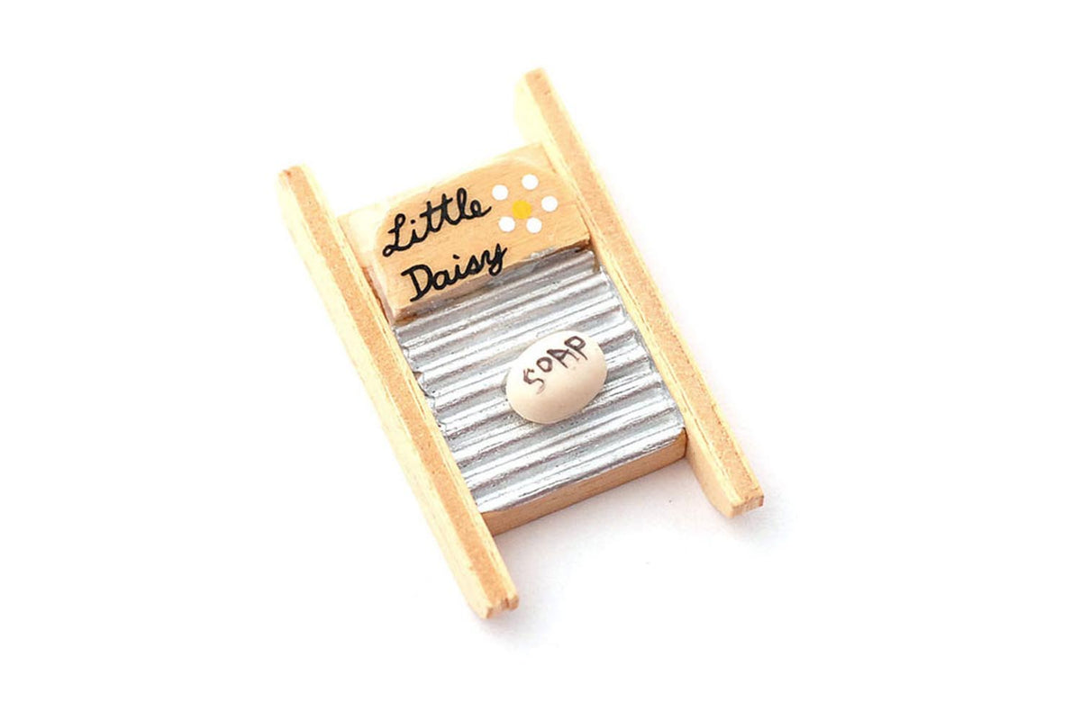 Dolls House 4315 Miniature Planche à Laver & Savon 1:12 Pour Maison Neuf ! #