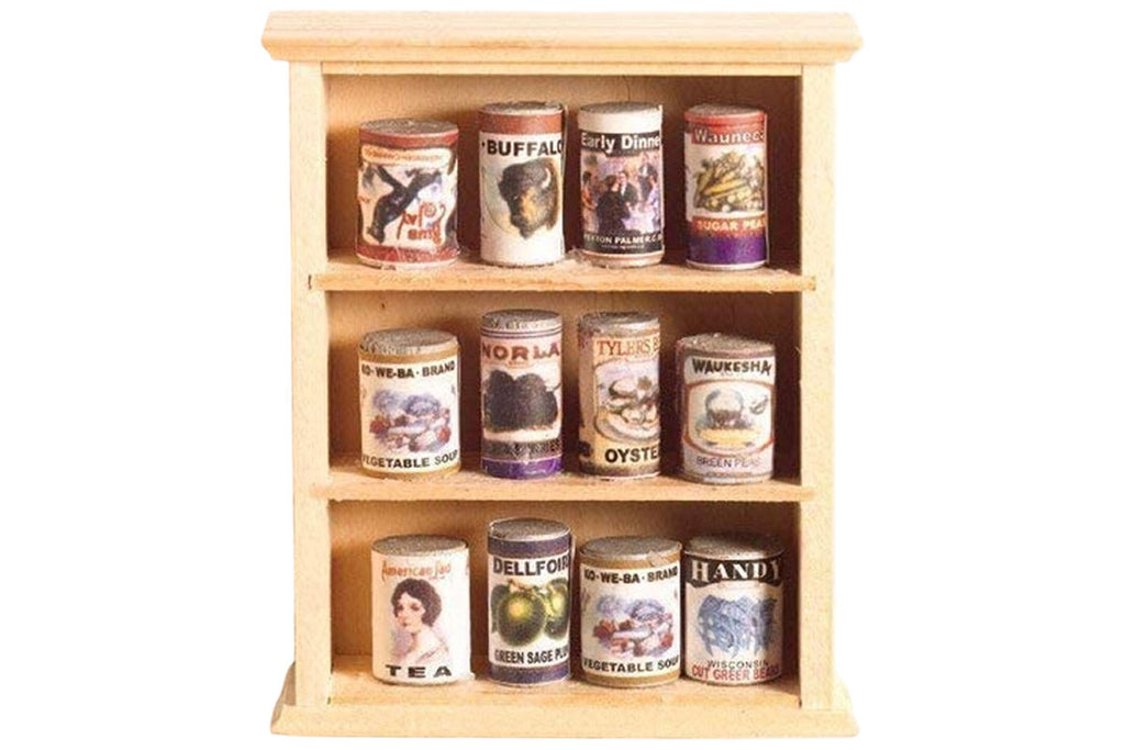 Dolls House 4647 des Boîtes de Conserve (12 Pièce) 1:12 pour Maison Neuf ! #