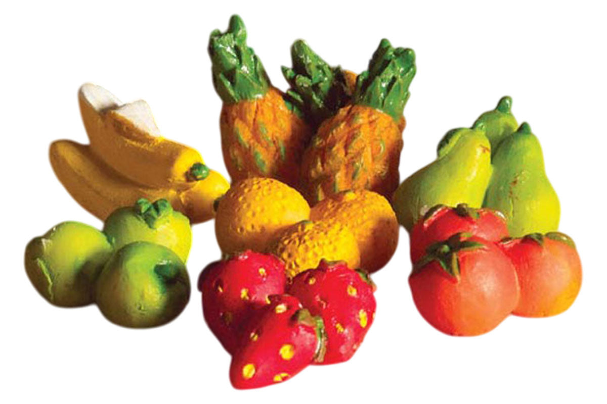 Dolls House 4797 Fruits (6 Sortes) 1:12 pour Maison de Poupée Neuf ! #