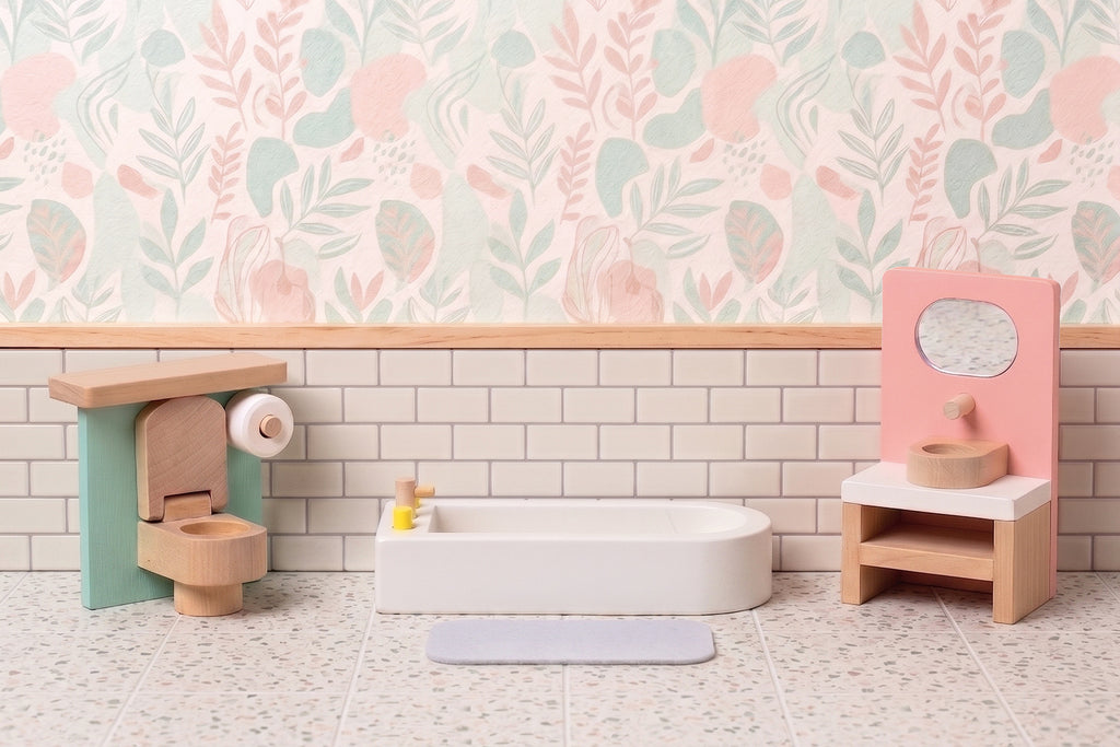 goki Badezimmer Puppenmöbelserie Copenhagen