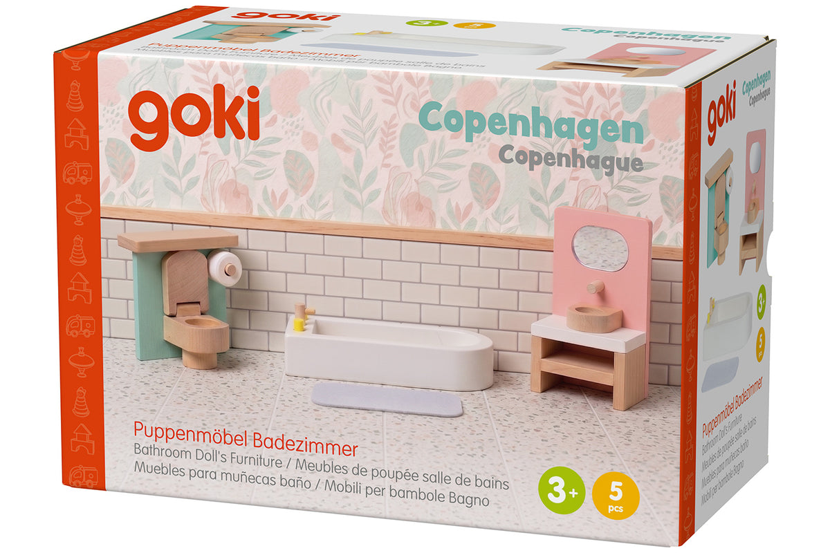 goki Badezimmer Puppenmöbelserie Copenhagen