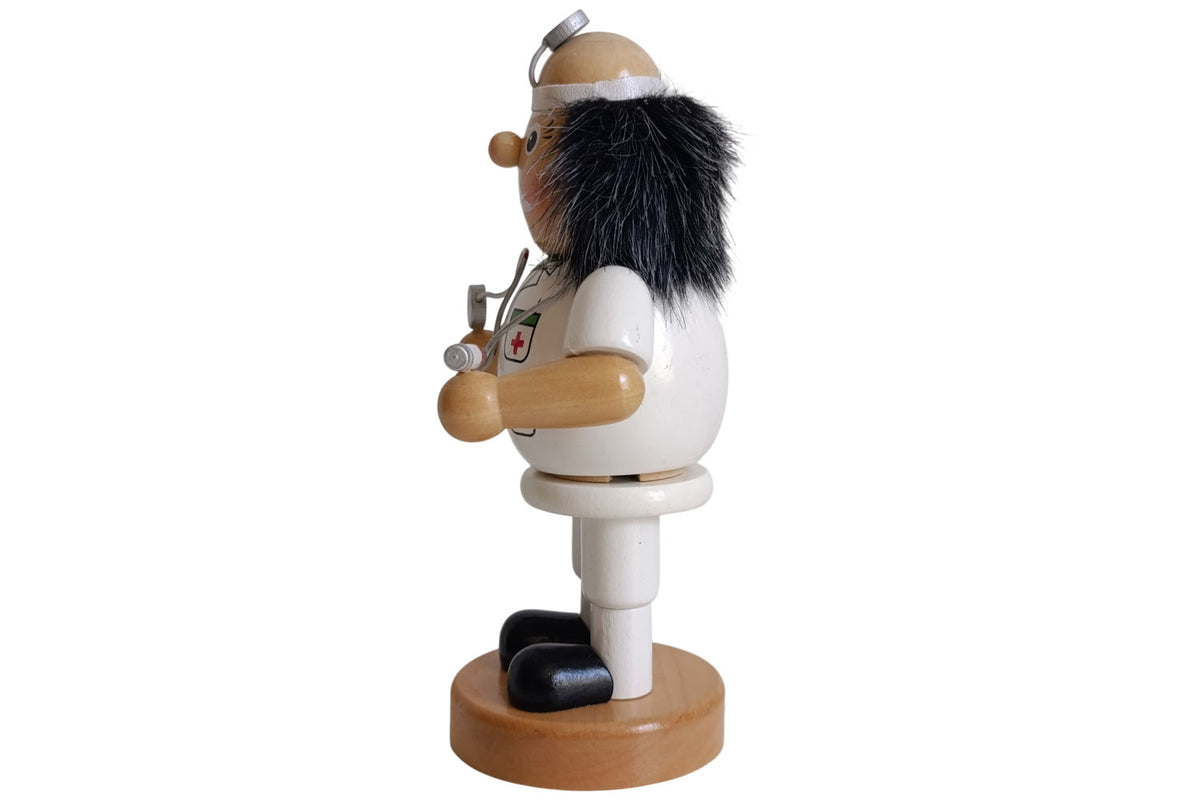 Sigro Räuchermann Arzt weiss 19 cm hoch