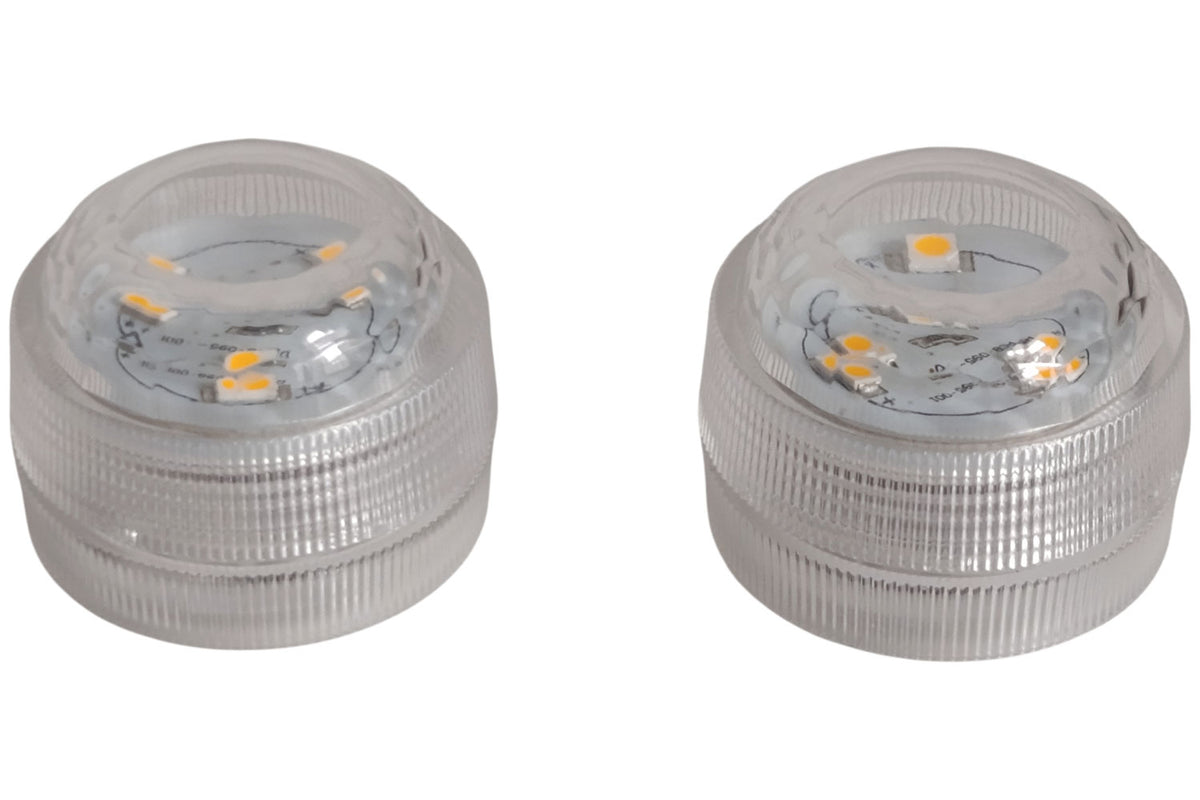 Sigro LED Tauch-Teelicht  2er Set mit 3 LEDs