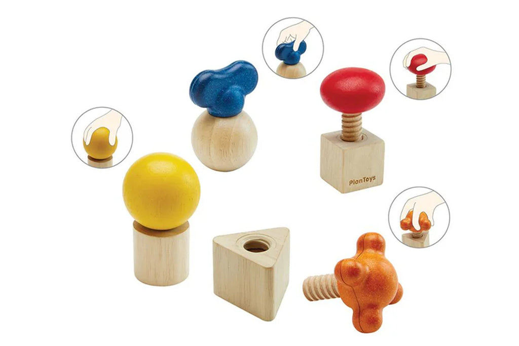 PlanToys Schrauben und Muttern