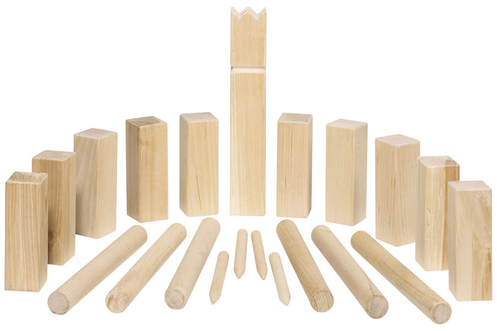 goki Wikingerspiel Kubb klein im Baumwollbeutel