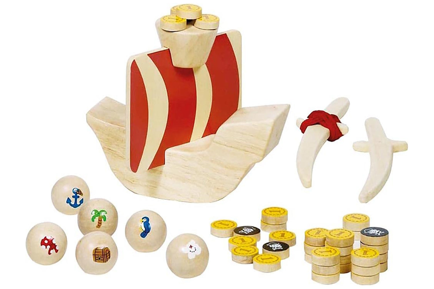 goki Piratenspiel Captain Koog im Baumwollbeutel