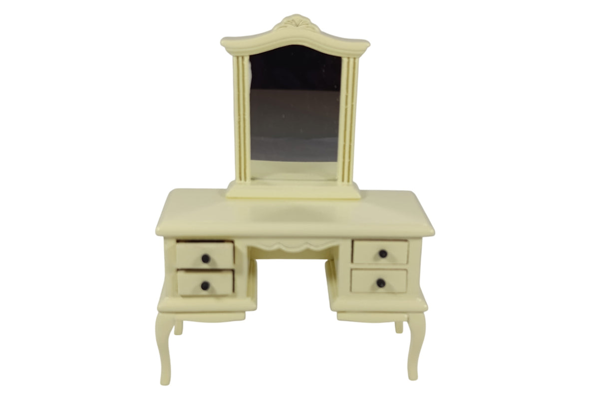 Dolls House 5690 Tableau Maquillage En Français Style Coloris Crème 1:12 Neuf !