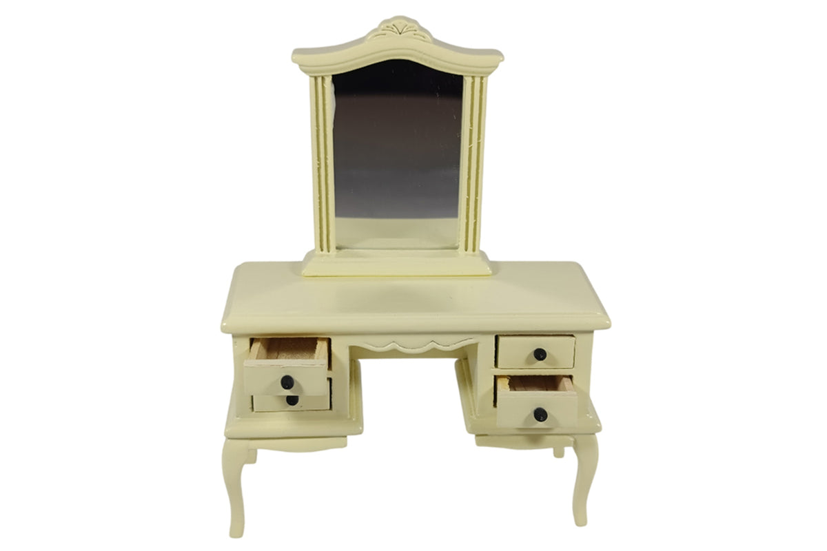 Dolls House 5690 Tableau Maquillage En Français Style Coloris Crème 1:12 Neuf !