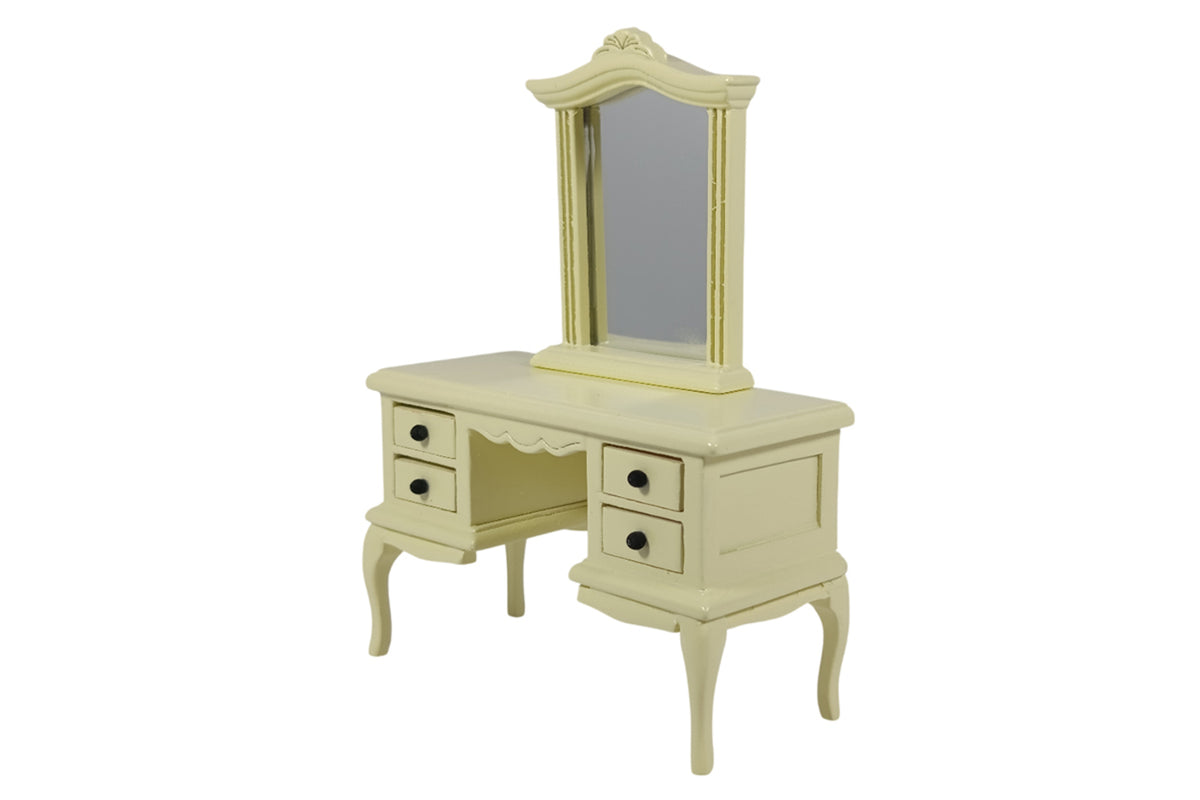 Dolls House 5690 Tableau Maquillage En Français Style Coloris Crème 1:12 Neuf !
