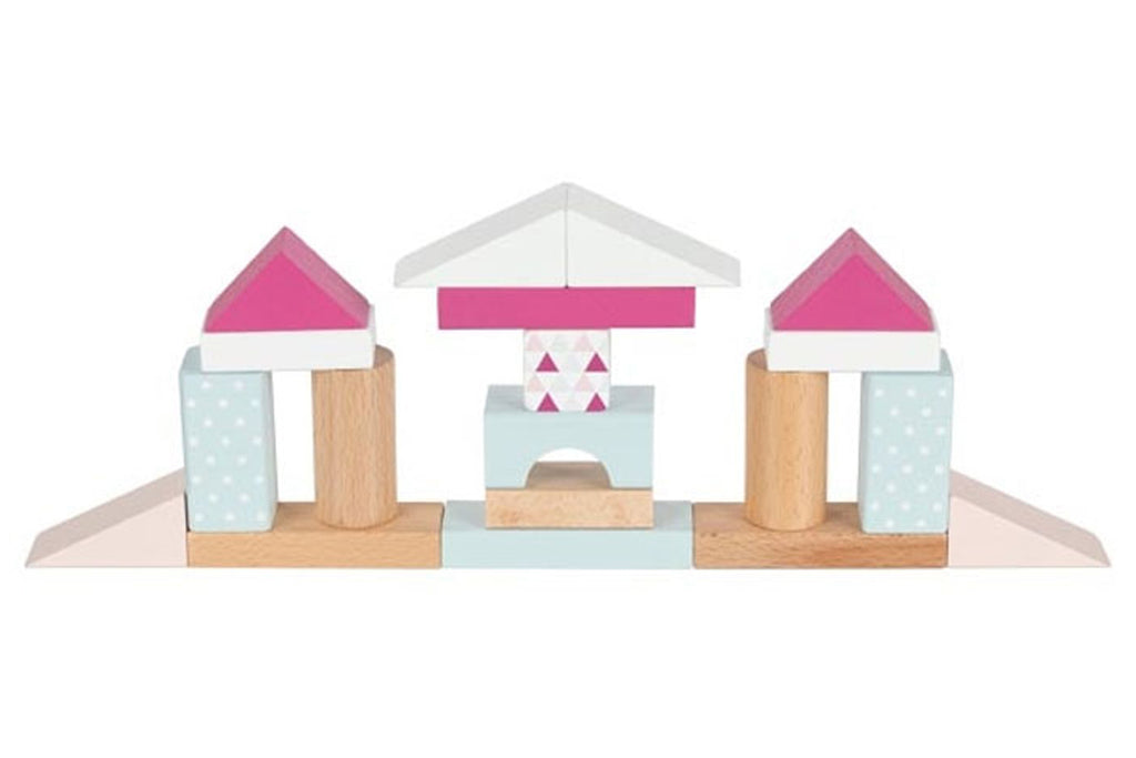 goki Holzbausteine-Box Lifestyle Beere (rosa)