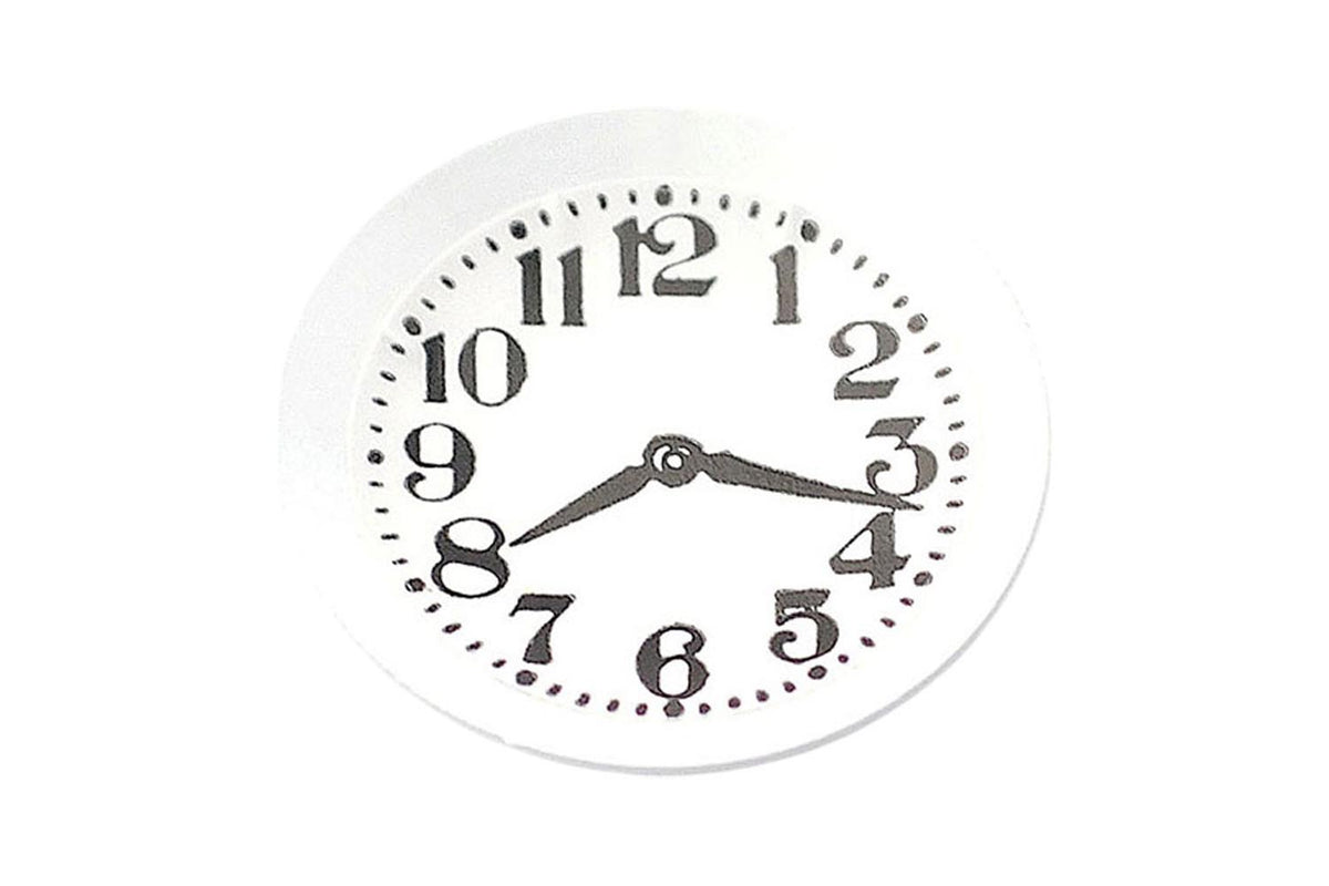 Dolls House 5862 Teller-Uhr Horloge Murale 1:12 pour Maison de Poupée Neuf ! #