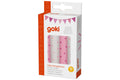 Bougies d'anniversaire Goki, lot de 10, à pois roses
