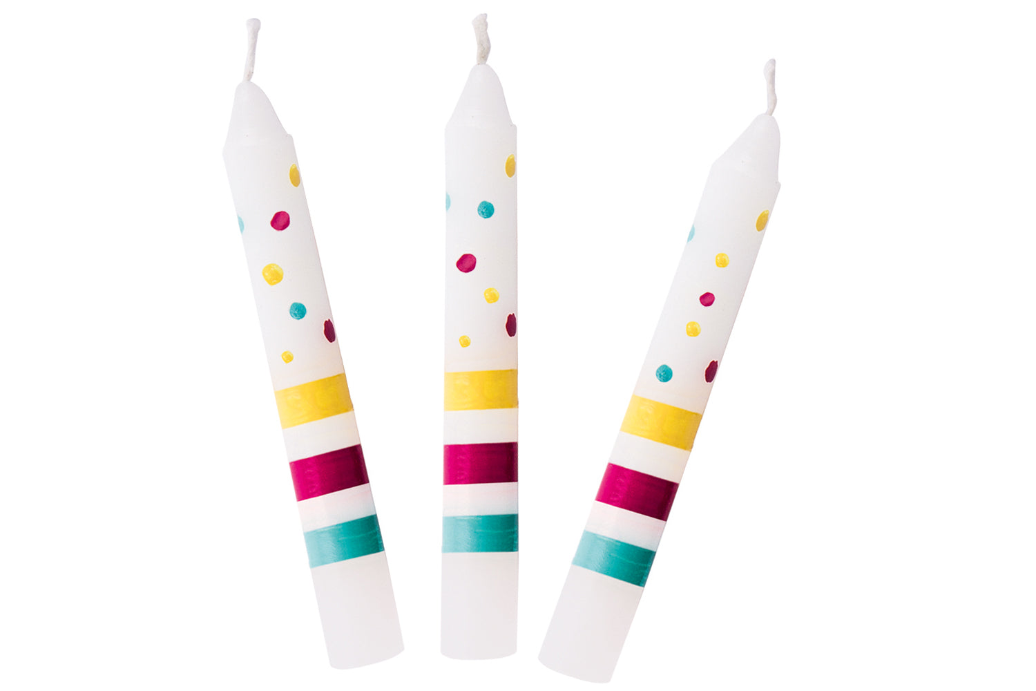 Bougies d'anniversaire Goki Susibelle, 10 pièces, couleurs assorties