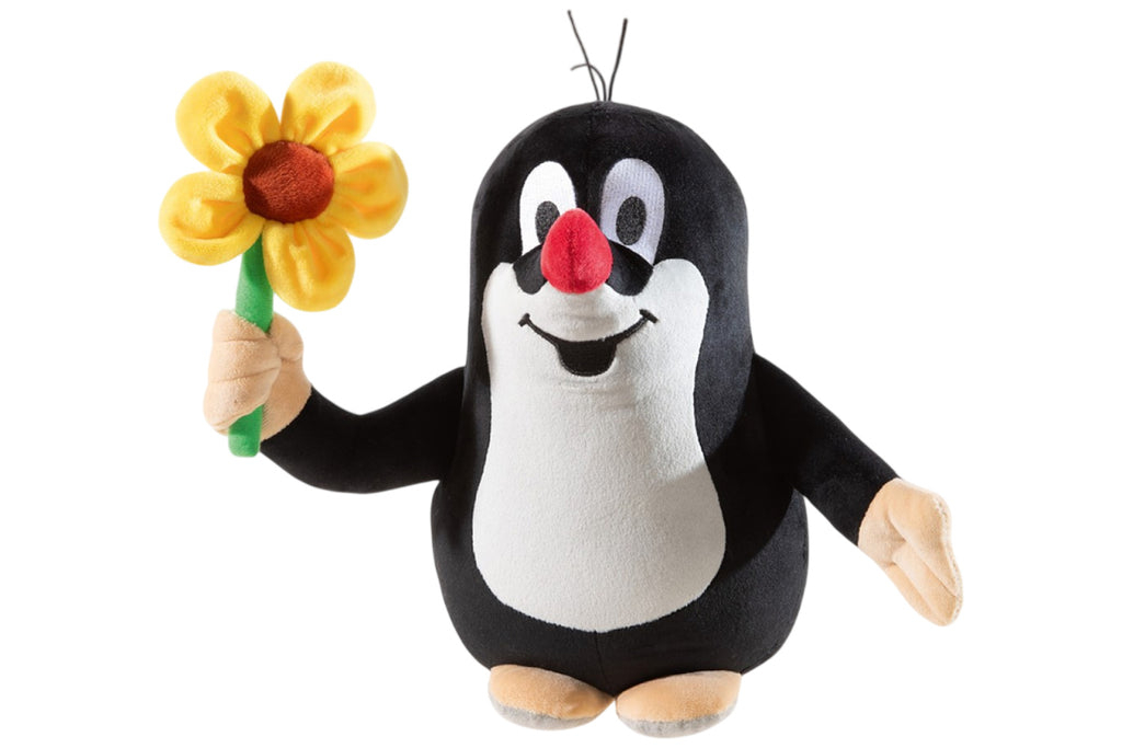 Trötsch Plüschtier Der kleine Maulwurf mit Blume 16 cm hoch