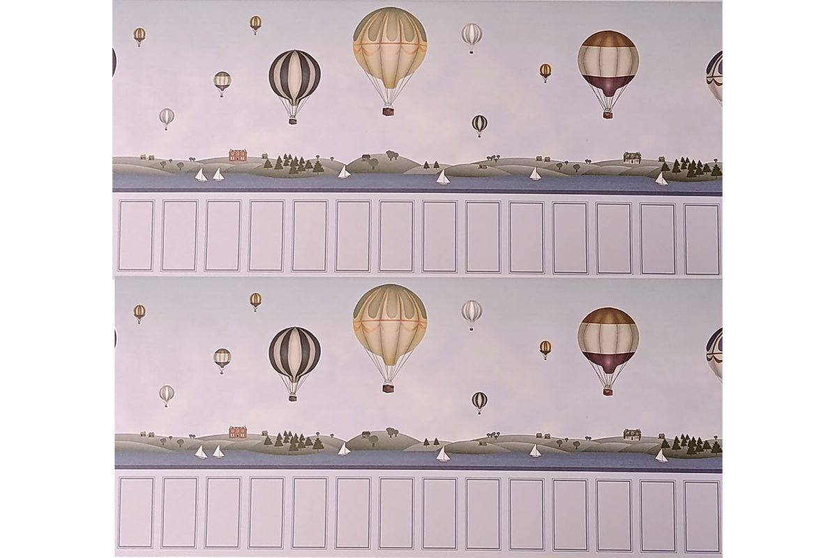 Dolls House 7027 Papier Ballon Bleu 60x43 CM 1:12 pour Maison de Poupée Neuf ! #