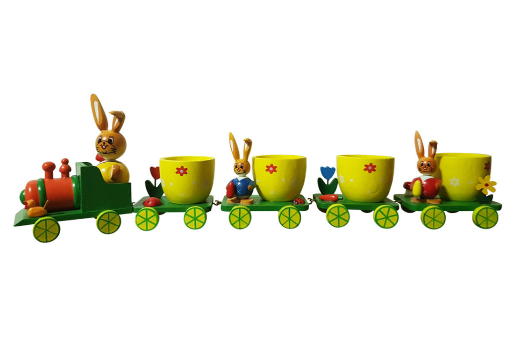 Schulte Osterzug mit Kugelhasen Osterdekoration