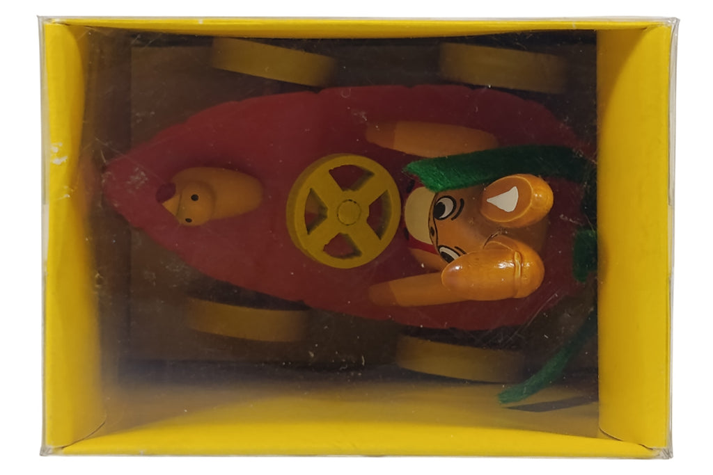 Schulte Kugelhase avec voiture de course en carotte décoration de Pâques orange