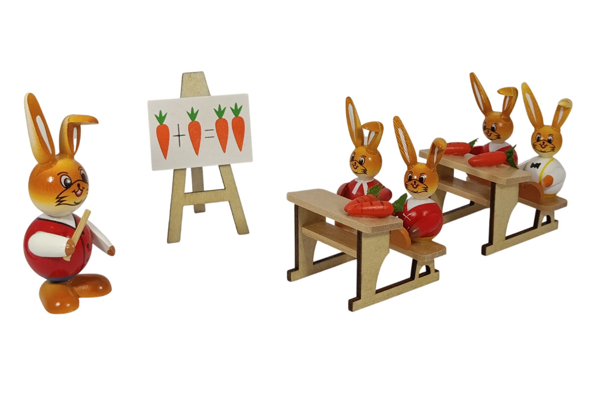 Schulte Hasenschule Kugelhasen Osterdekoration