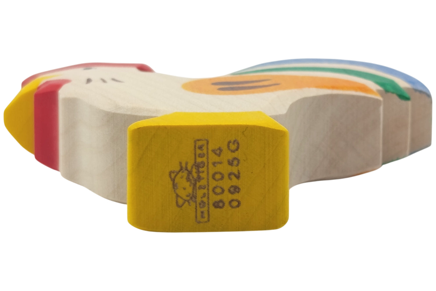 Holztiger Hahn bunt