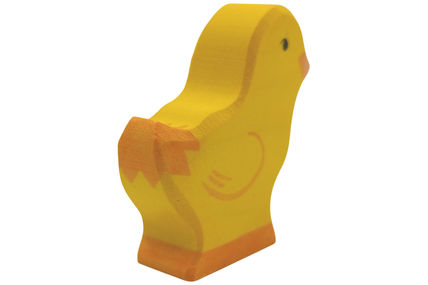 Holztiger Küken gelb