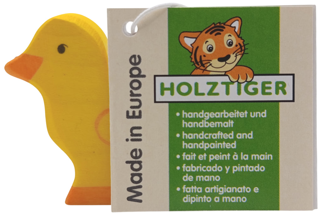 Holztiger Küken gelb