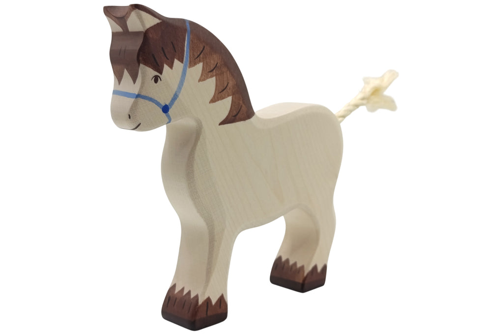 Holztiger Ackergaul Zugpferd