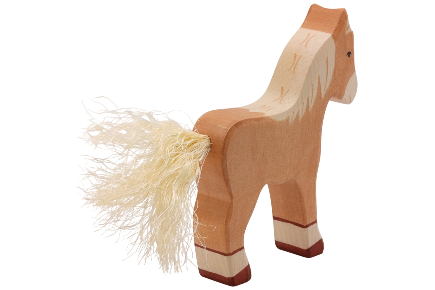 Holztiger Fohlen hellbraun stehend