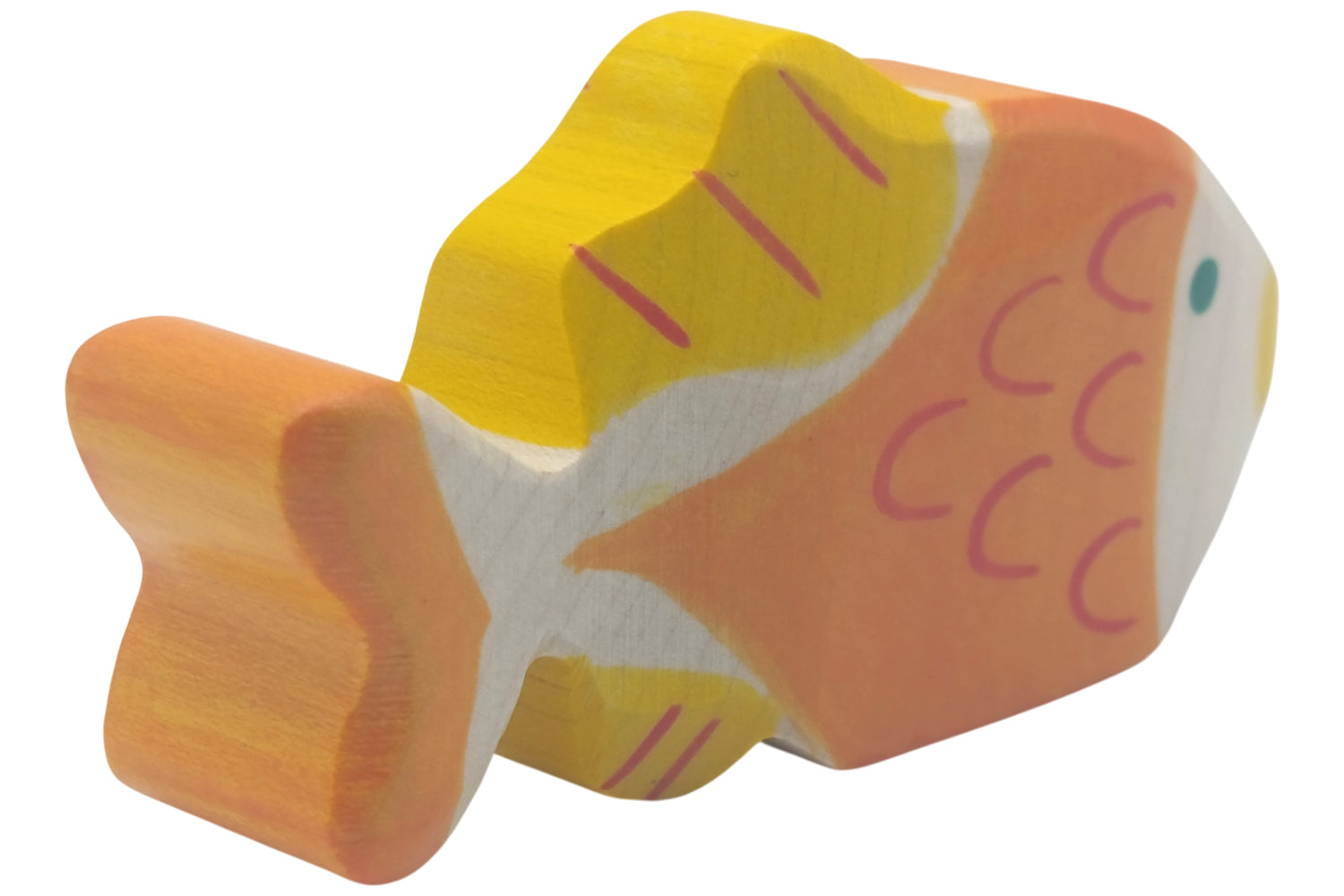 Holztiger Goldfisch