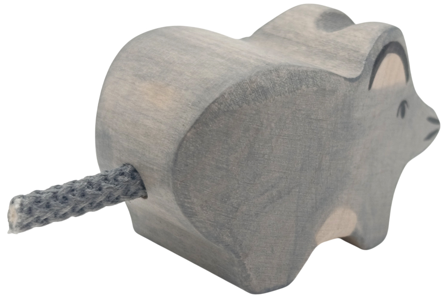 Holztiger Maus grau