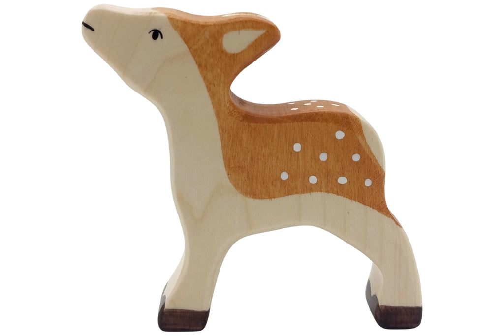Holztiger Rehkitz