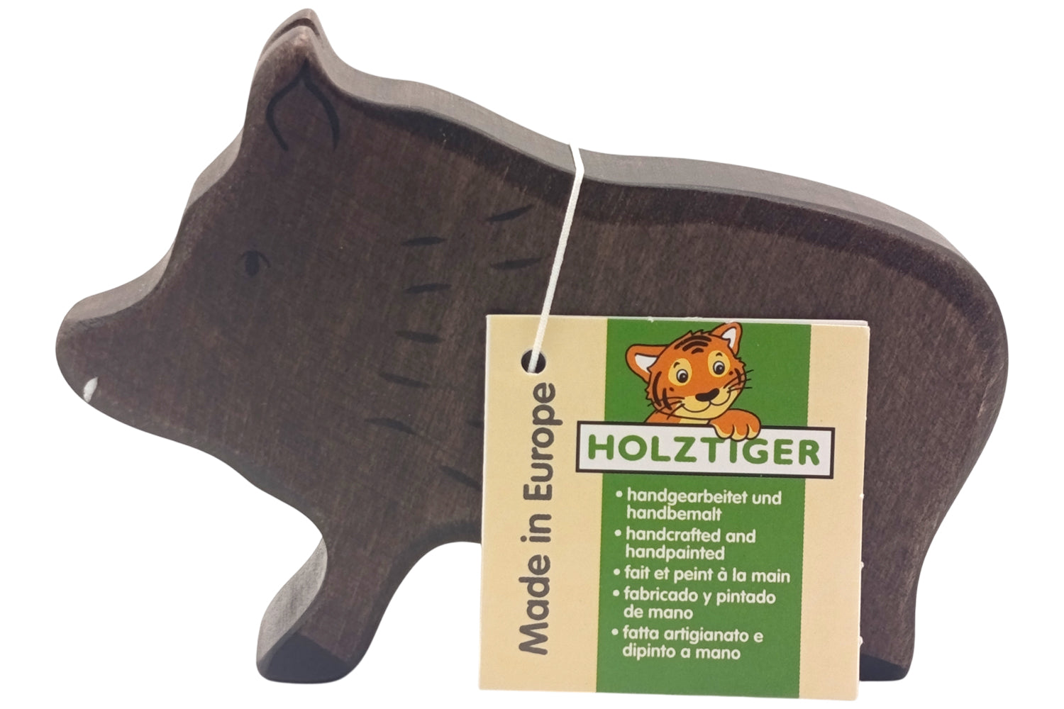 Holztiger Wildschwein Eber