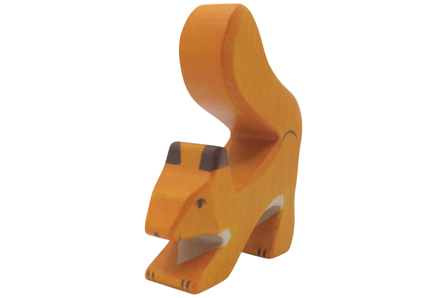 Holztiger Eichhörnchen orange