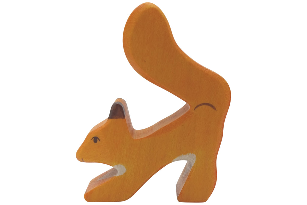 Holztiger Eichhörnchen orange