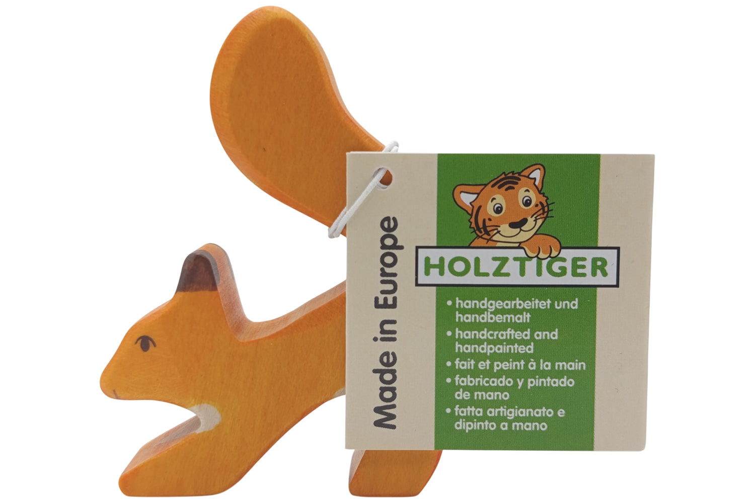 Holztiger Eichhörnchen orange