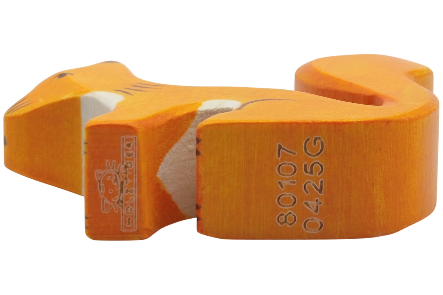 Holztiger Eichhörnchen orange stehend