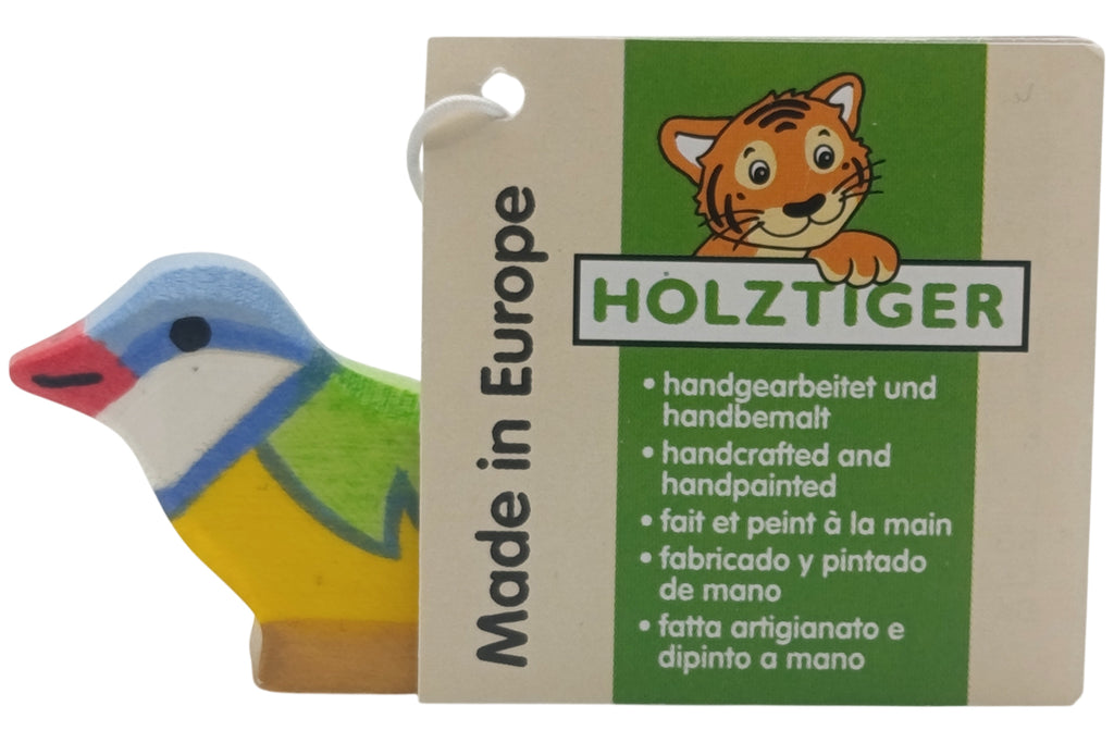 Holztiger Blaumeise