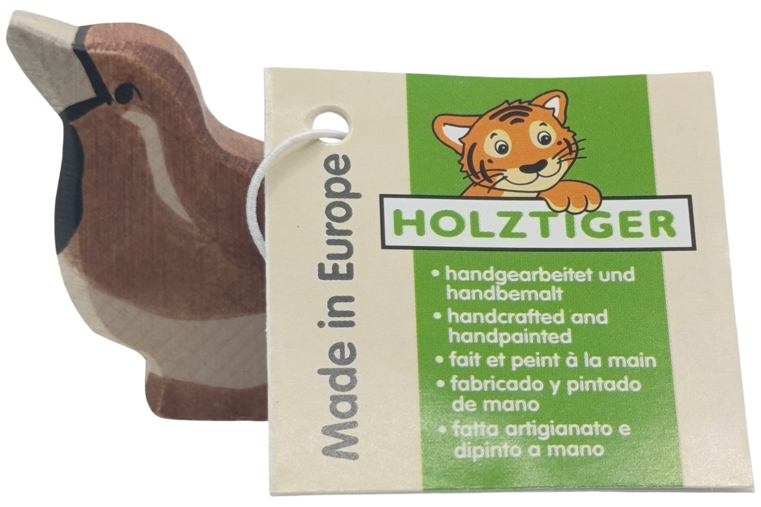 Holztiger Spatz