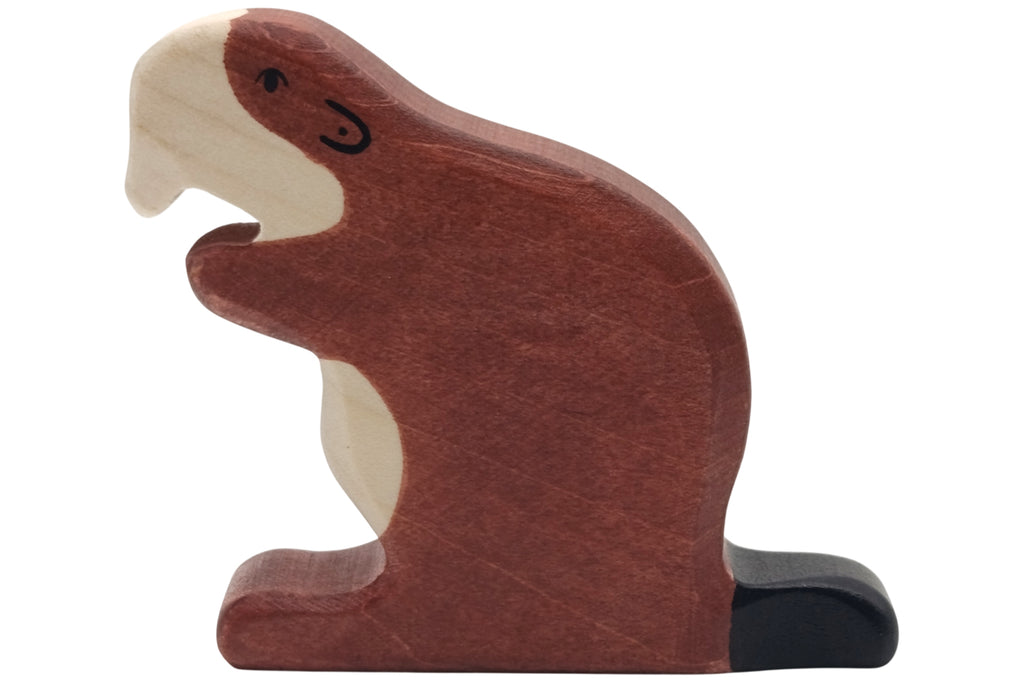 Holztiger Biber braun