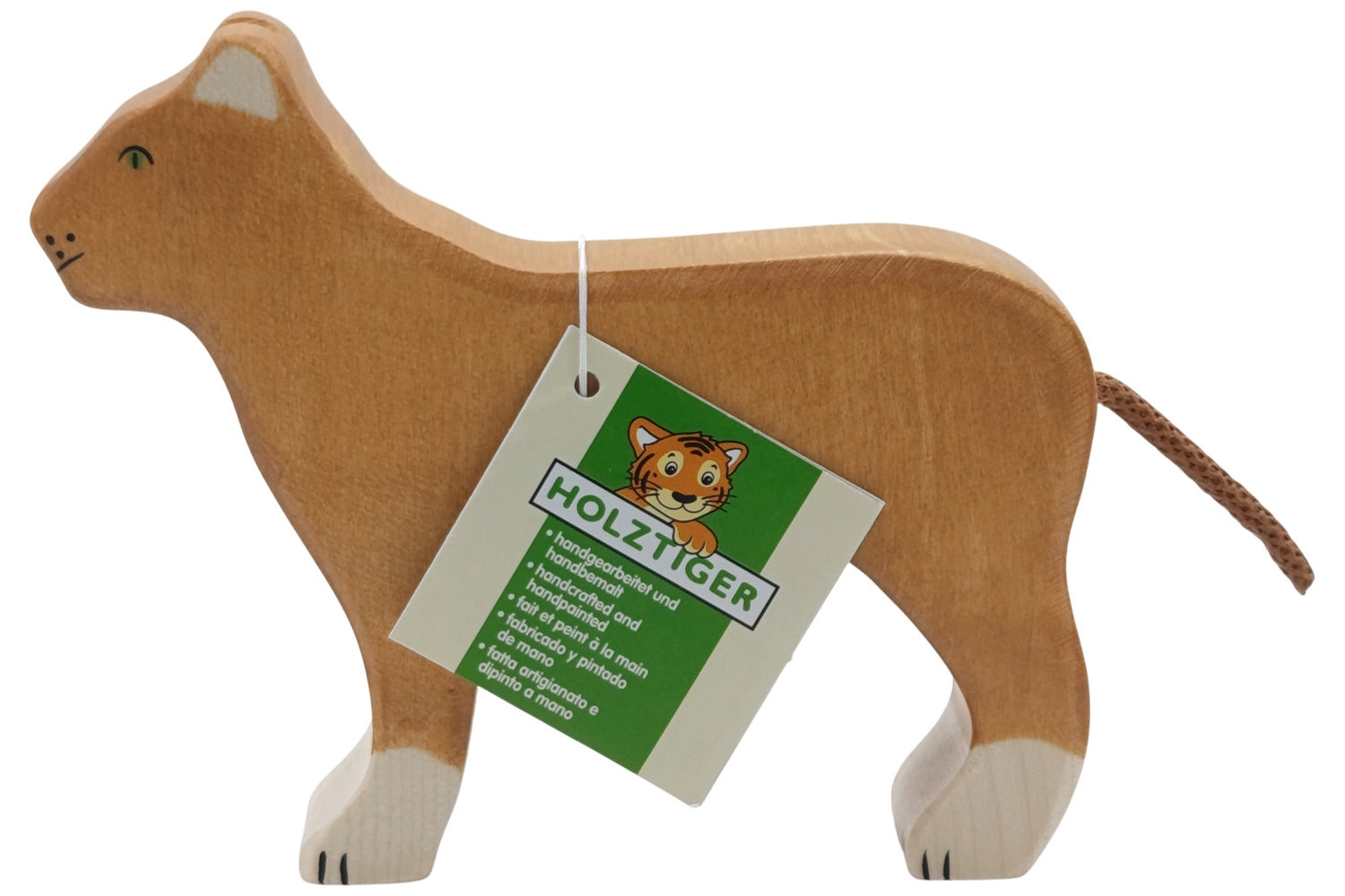 Holztiger Löwin