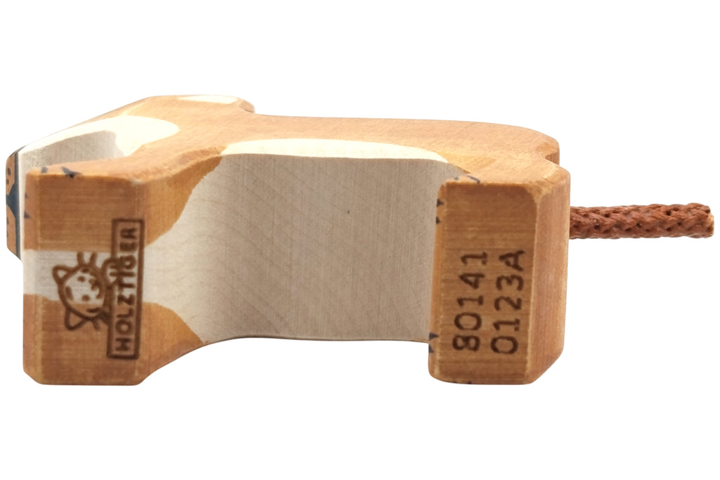 Holztiger Löwe klein stehend