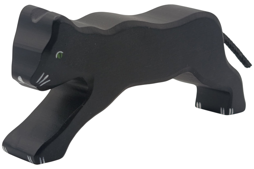 Holztiger Panther schwarz