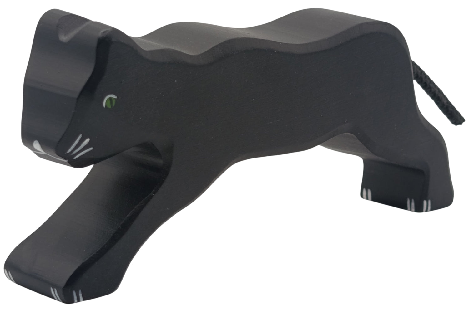 Holztiger Panther schwarz