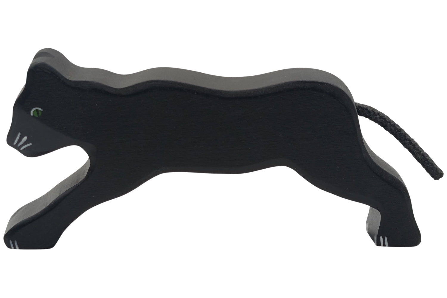 Holztiger Panther schwarz