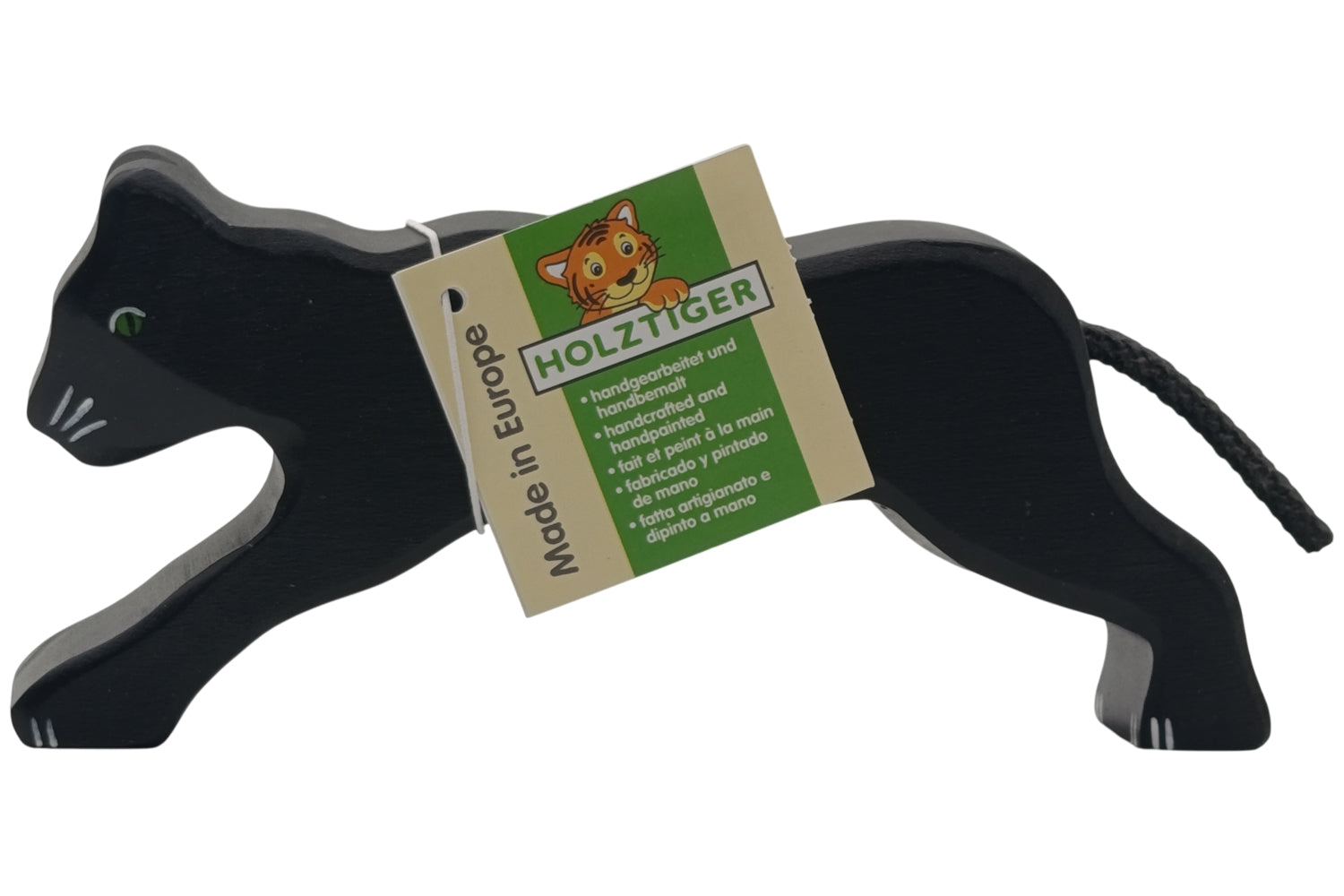 Holztiger Panther schwarz