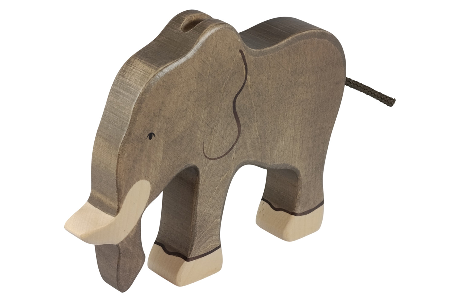 Holztiger Elefant groß