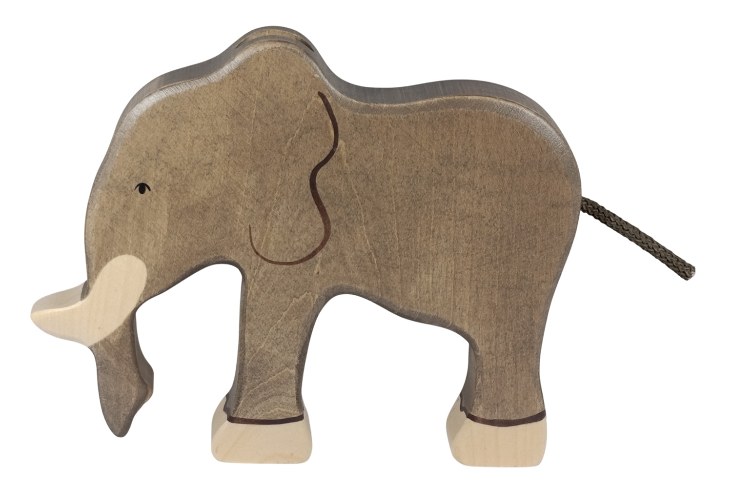 Holztiger Elefant groß