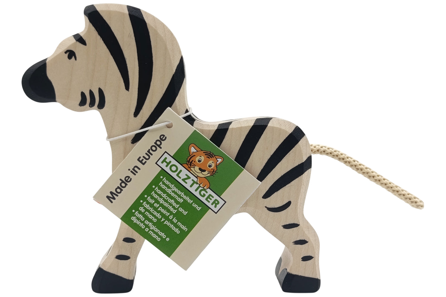 Holztiger Zebra klein