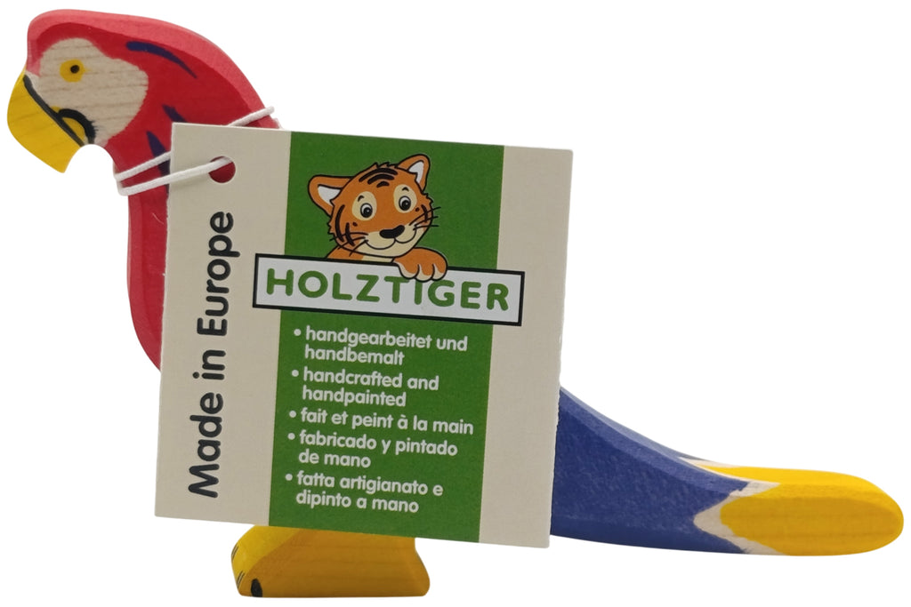 Holztiger Papagei