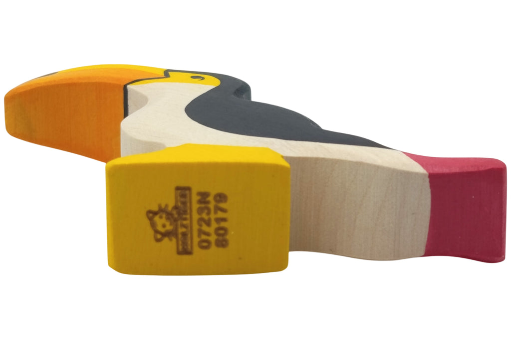 Holztiger Tukan Vogel